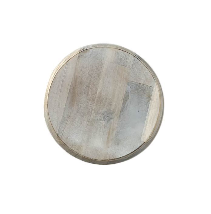 צלחת עץ בינונית 25*1.8 ס