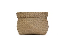 סלסלת עשב ים קוביה בינונית צבע טבעי 15*15 H15