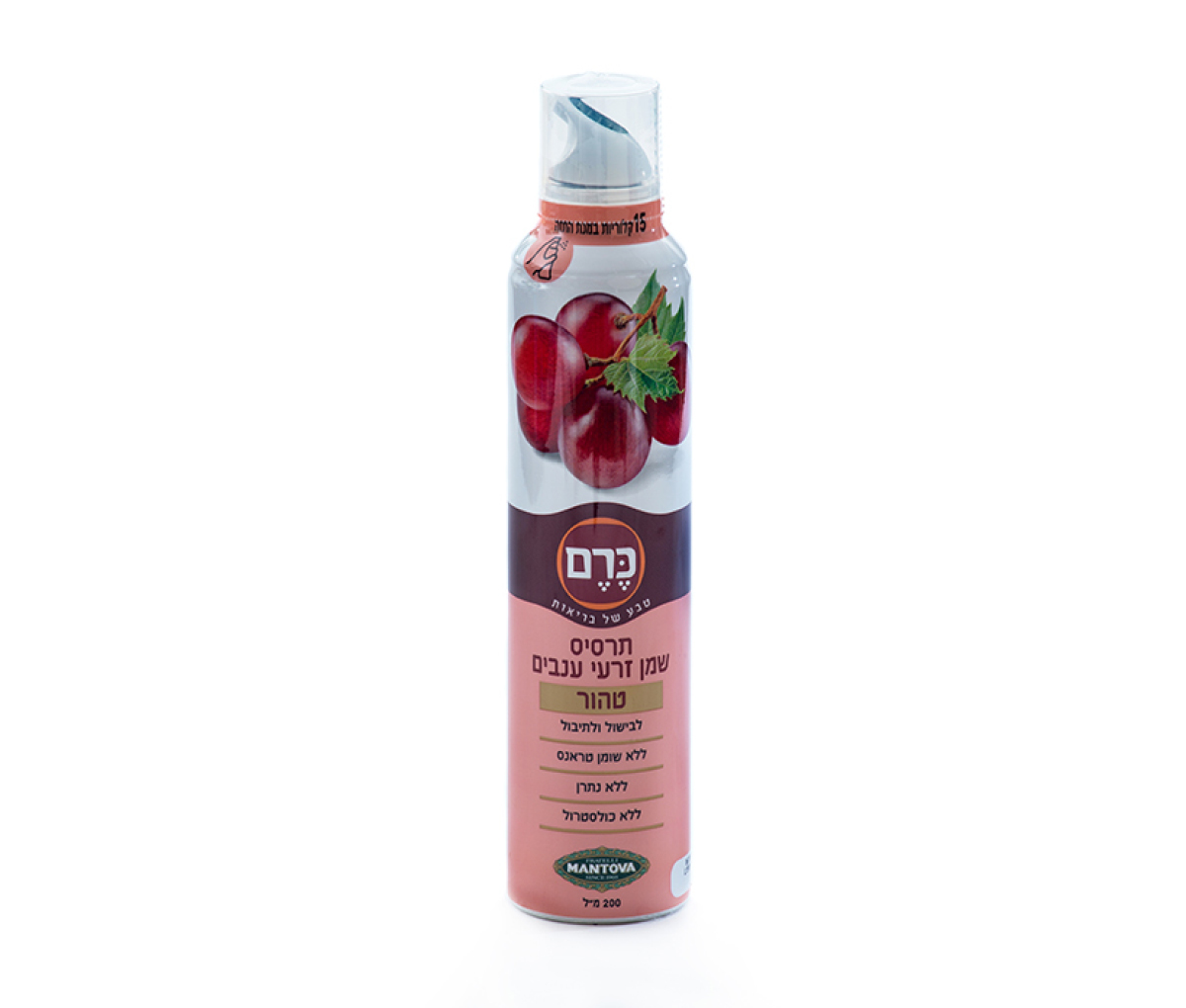 תרסיס שמן זרעי ענבים טהור כרם 200 מ