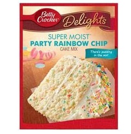 תערובת לעוגה עם סוכריות קשת Betty Crocker