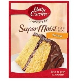 תערובת לעוגת וניל צהובה Betty Crocker