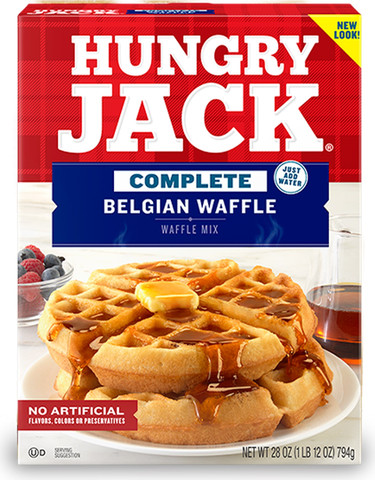 Hungry Jack Belgian Waffle מיקס להכנת וופל בלגי 794 גרם
