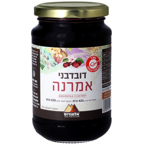 דובדבן אמרנה בסירופ  425 גר' אלמנדוס