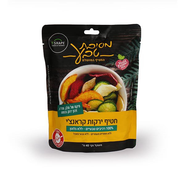 חטיף מיקס ירקות קראנצ'י 40 גרם