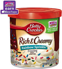 צפוי ריינבו לעוגה מזרה 453 גר' Betty Crocker