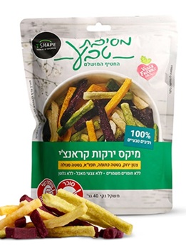 מסיבת טבע (ירוק) - מיקס ירקות - צנון, גזר, בטטה, תפו