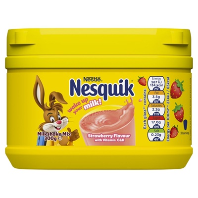 Nestle Nesquik - אבקת שוקו תות 300 גר'