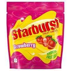 Starburst - סוכריות טופי תות שדה 138 גר'
