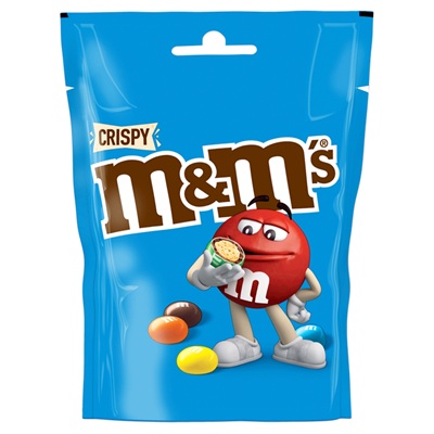M&M's - סוכריות עדשים שוקולד חלב קריספי 107 גר'