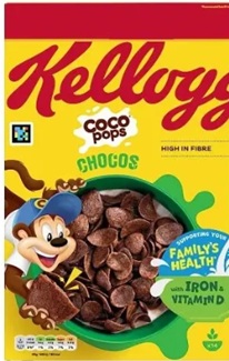 kellogg's - דגני בוקר קוקו פופס שוקו 430 גר'